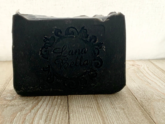 Charcoal cold process soap